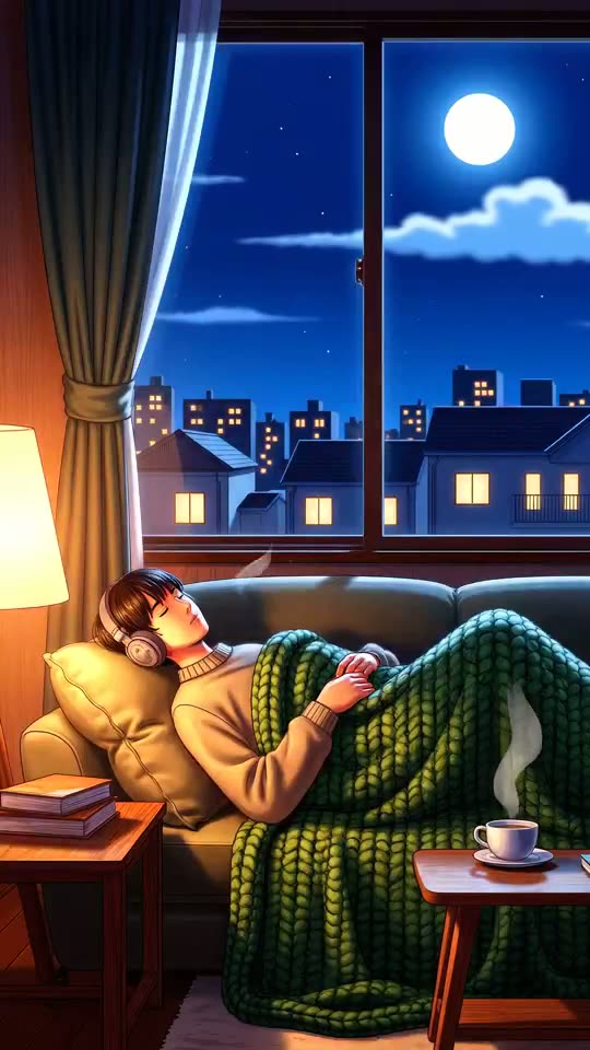 Tee und Musik im Anime-Zimmer